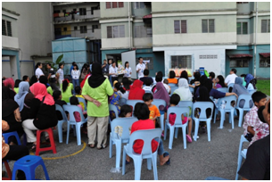 Health screening at Kampung Orang Asli, Serendah, Selangor