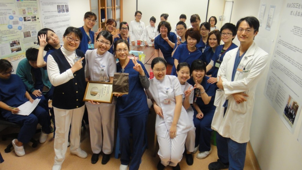 Token of appreciation for the staff at the end of clinical attachment 
