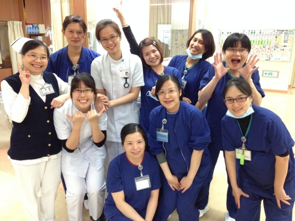 Unit manager and staff of MICU, Siow Khar Mann and Ho Jia Wei