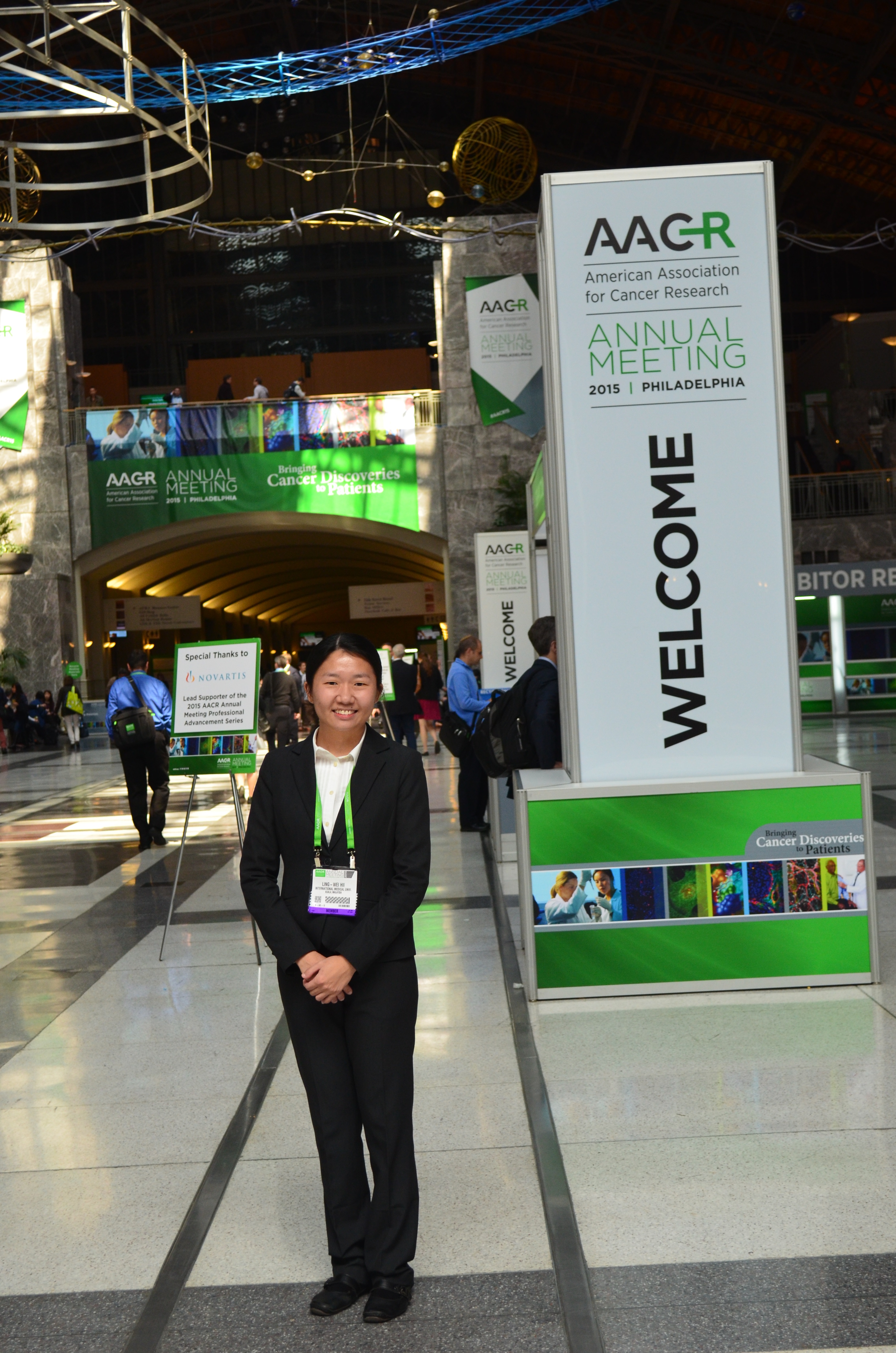 IMU Alumnus Ling Wei at AACR Meeting