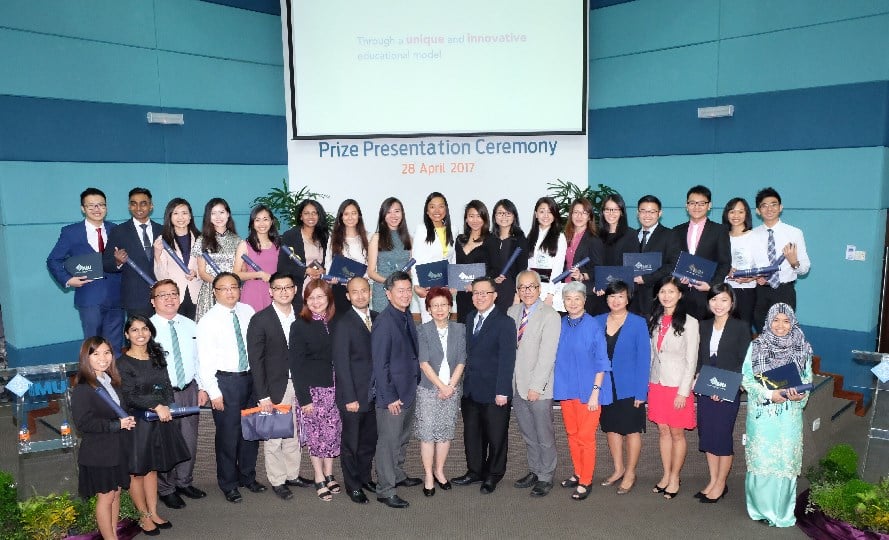 Top Students at Prize Presentation Ceremony