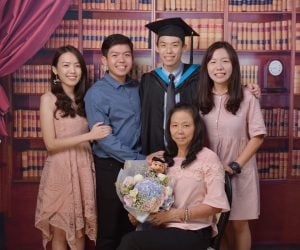 Eddy Yii and family on his graduation day