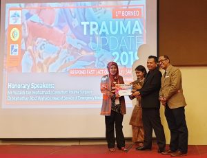 1st Borneo Trauma Update 2019 Conference and Trauma Moulage Competition sees success for IMU lecturer and students.