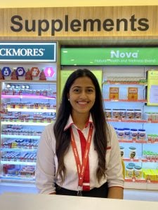 An IMU alumna, Raanita Krishnamoorthy, shares her experience working as a nutritionist in a pharmacy.