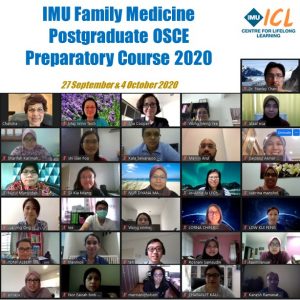 A preparatory course organised by IMU, whch emphasizes on the Objective Structured Clinical Exam (OSCE) format of the Conjoint MAFP/ FRACGP Part 2 Examination.