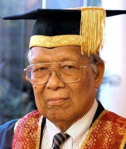 The late Tun Dr Mohamed Zahir Haji Ismail