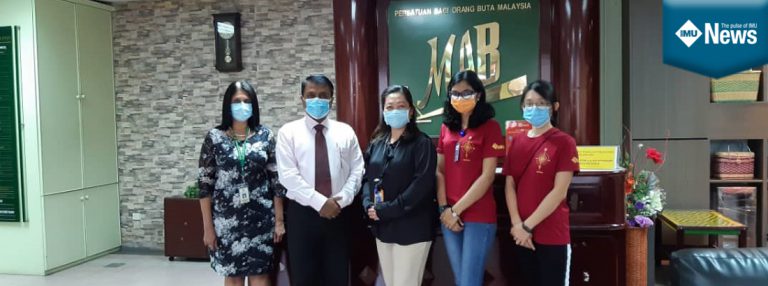 Educational Visit to Malaysian Association of the Blind: An Eye-opening Experience for IMU Nursing Students