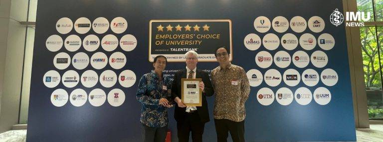 IMU University Receives Top Honours as Champion in 2024 Employers' Choice of University Award for Pharmacy